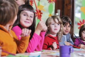 children doing arts